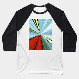 Colorful Space Travel Tunnel Baseball T-Shirt